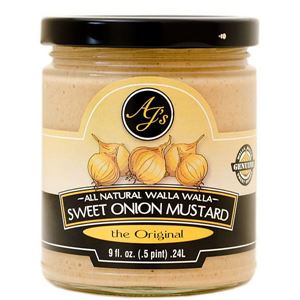 Picture of AJ’s Natural Walla Walla Sweet Onion Mustard the Original
