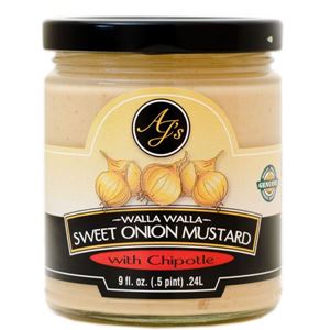 Picture of AJ’s Walla Walla Sweet Onion Mustard with Chipotle