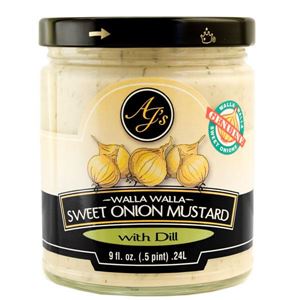 Picture of AJ’s Walla Walla Sweet Onion Mustard with Dill