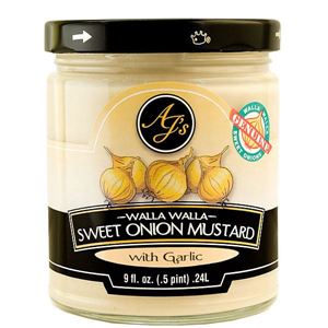 Picture of AJ’s Walla Walla Sweet Onion Mustard with Roasted Garlic
