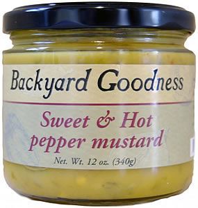 Picture of Backyard Goodness Sweet & Hot Pepper Mustard