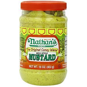 Picture of Nathan's Famous The Original Coney Island Deli Style Mustard