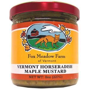 Picture of Fox Meadow Farm Vermont Maple Horseradish Mustard