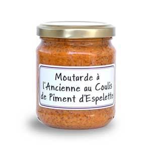 Picture of L'Epircurien Moutarde à l'Ancienne au Coulis de Piment d'Espelette
