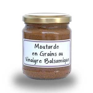 Picture of L'Epircurien Moutarde en Grains au Vinaigre Balsamique