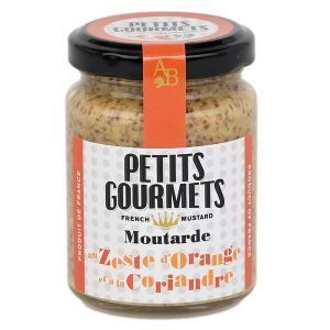 Picture of Moutarde aux zests d'orange et coriandre Petits Gourmets® 100g