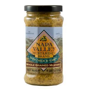 Picture of Napa Valley Whole Grain Mustard with Chilis & Garlic