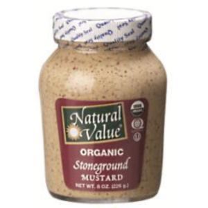 Picture of Natural Value ORGANIC STONEGROUND MUSTARD 